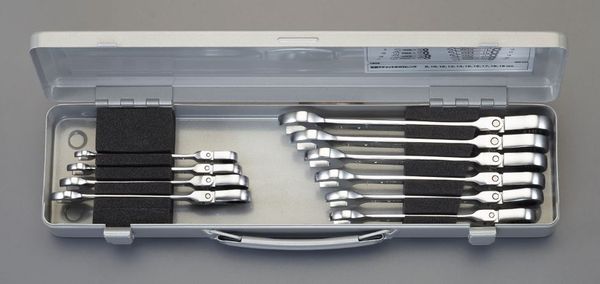 【製造業者店卸し資産あり】 10本組/8-19粍 ｺﾝﾋﾞﾈｰｼｮﾝｷﾞｱﾚﾝﾁ( EA614HP-2 固定ディスク店 DIY・工具-レンチ・スパナ-花・ガーデン・DIY