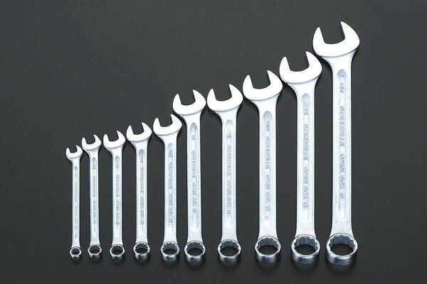 【メーカー在庫あり】 10本組/1/4"-3/4"片目片口スパナ EA614SV HD店|ヒロチー商事 ハーレー 店