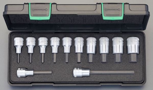 【製造業者店卸し資産あり】 1/2\"DR/4-19粍 [INHEX]ﾋﾞｯﾄｿｹｯﾄ EA617ZL-2 固定ディスク店"