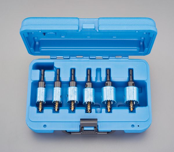 【メーカー在庫あり】 21-33mm/6本組 ホールソーセット(六角軸/電 EA823JA HD店|ヒロチー商事 ハーレー 店