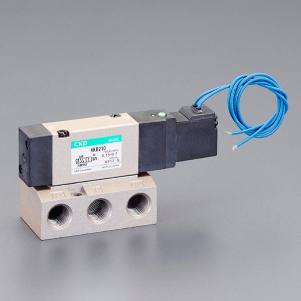 【メーカー在庫あり】 エスコ ESCO AC200V、Rc1/4インチ 5方向電磁弁(流量2.70C) EA153HL-46 HD店|ヒロチー商事 ハーレー 店