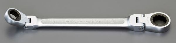 【メーカー在庫あり】 エスコ ESCO 11x13mm/188mm ラチェットめがね(首振り型) EA602CF-13A HD店