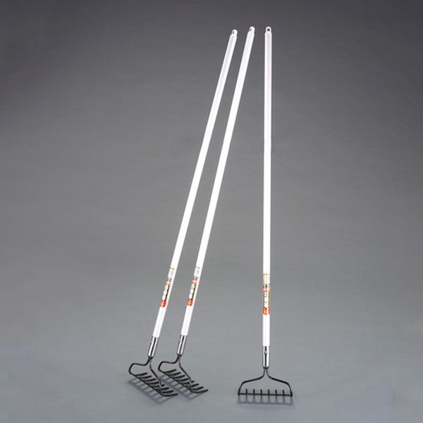 【メーカー在庫あり】 エスコ ESCO 195x1340mm ガーデンレーキ(アルミ柄/3本組) EA650RB-11A HD店