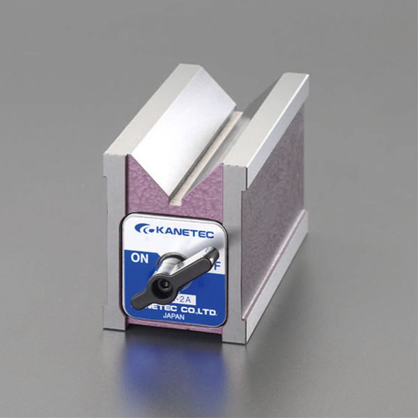【メーカー在庫あり】 エスコ ESCO 125x60x73mm/450N V形マグネットホルダー EA719DG-12 HD店|ヒロチー商事 ハーレー 店