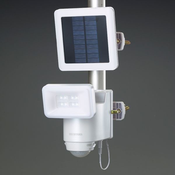 【メーカー在庫あり】 エスコ ESCO 1灯 防滴型LEDセンサーライト(ソーラー式) EA864CB-221B HD店