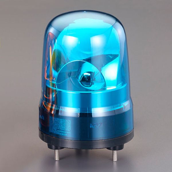 【メーカー在庫あり】 エスコ ESCO DC12-24V LED回転灯(青色) EA983FS-124BA HD店