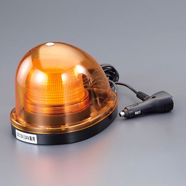 【製造業者店卸し資産あり】 エスコ ESCO [DC12V/24V] LED回転させる、点滅灯(ジーメンス EA983FS-66 固定ディスク店