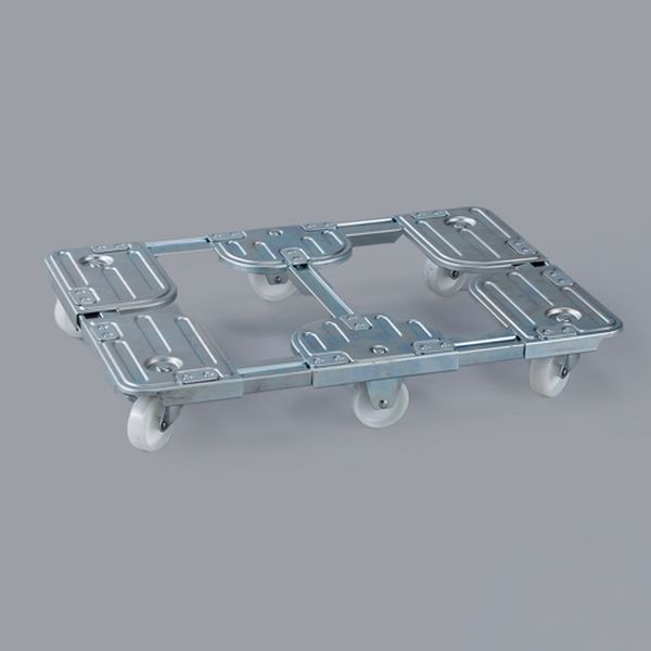 【メーカー在庫あり】 エスコ ESCO 730-830x1050-1150mm/500kg ドーリー(ブレーキ付) 000012331717 HD店