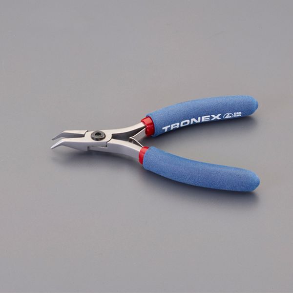【メーカー在庫あり】 エスコ ESCO 124mm/45°精密プライヤー(ESD/半丸/ベント) 000012332004 HD店
