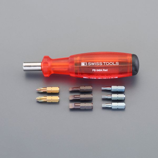 【メーカー在庫あり】 エスコ ESCO +,-,Torx ドライバーセット(差替式) 000012332284 HD店