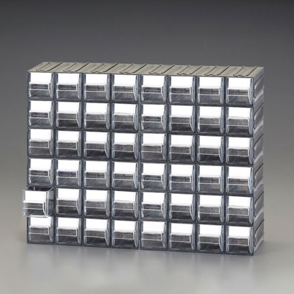 【メーカー在庫あり】 エスコ ESCO 450x133x338mm/8列 6段 連結収納(引き出し) 000012334321 HD店