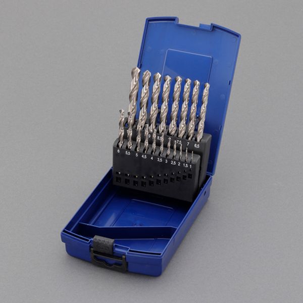 【メーカー在庫あり】 エスコ ESCO 1.0-10.0mm/ 19本組 ストレートドリル(HSS) 000012339607 HD店