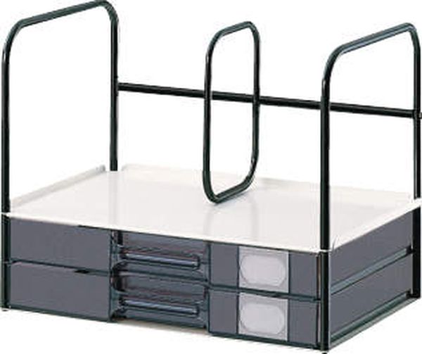 【製造業者店卸し資産あり】 エスコ ESCO 343x243x274粍 抽き出し付机上仕合わせ 000012344487 固定ディスク店