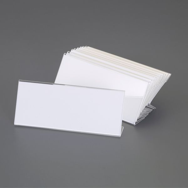 【メーカー在庫あり】 エスコ ESCO 65x100mm カードホルダー(アクリル製/20個) 000012336604 HD店
