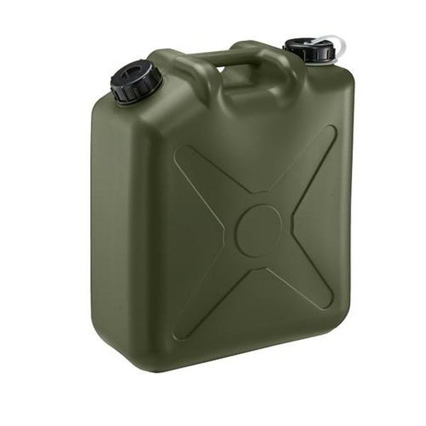 【製造業者店卸し資産あり】 エスコ ESCO 20L ポリ貯蔵タンク（モスグリーン／ノズル無／5個） EA508AT-325B 固定ディスク店