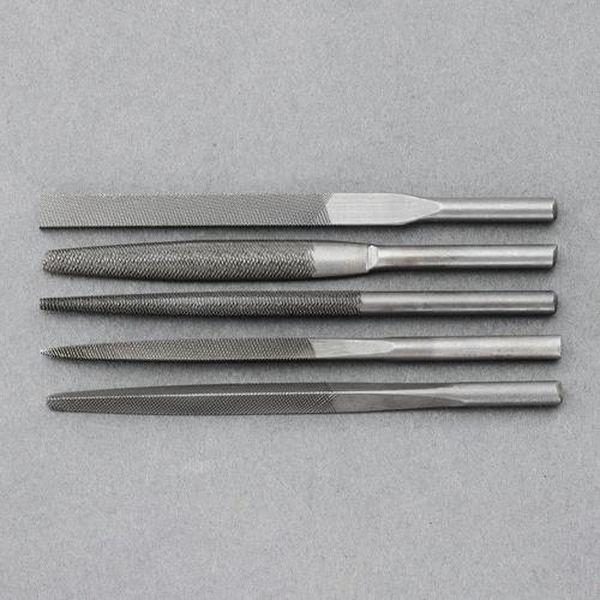 【メーカー在庫あり】 エスコ ESCO φ5x105mm やすり（5種・5本組／中目） EA521TF-60 HD店
