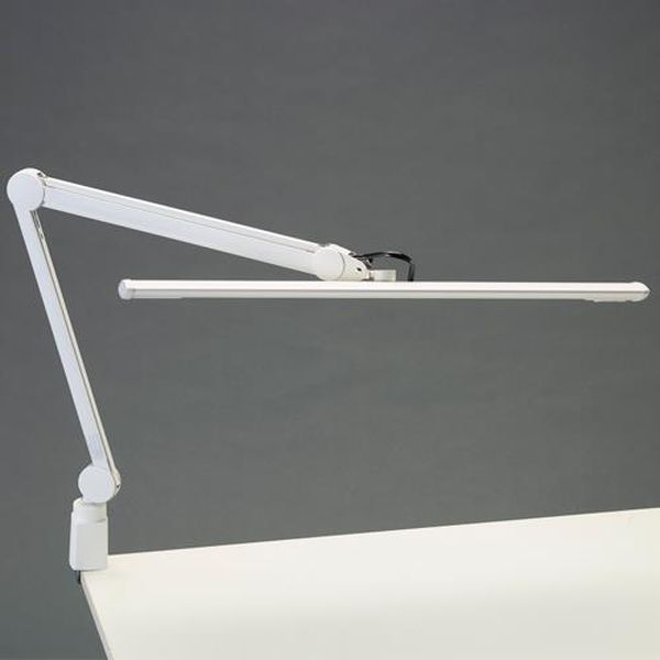 【製造業者店卸し資産あり】 エスコ ESCO AC100V／10.5W 点火装置灯／LED（クランプ式／広広とした／白） EA761XD-25 固定ディスク店