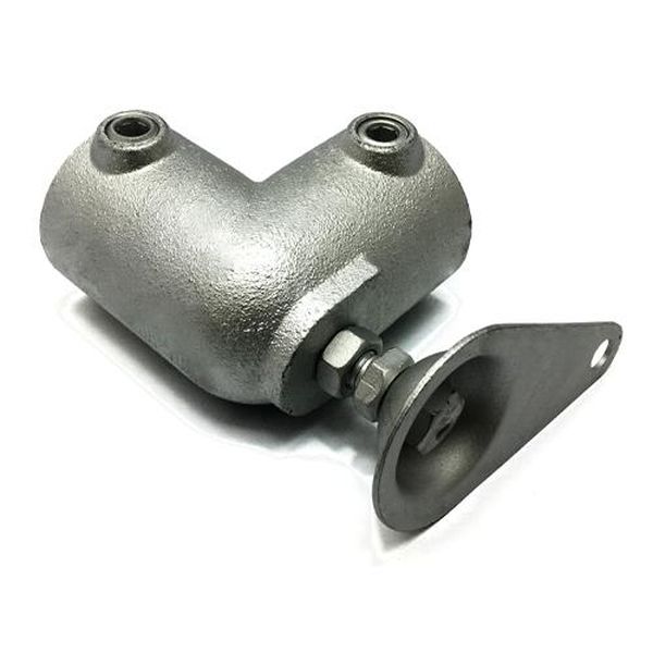 【メーカー在庫あり】 エスコ ESCO 48.6mm 単管用水平調整金具（L型／アンカータイプ） EA948TF-52 HD店