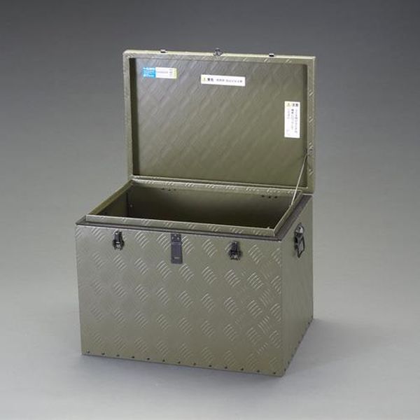 【メーカー在庫あり】 エスコ ESCO 650x450x470mm 車載ケース（アルミ合金／OD） EA960B-31 HD店