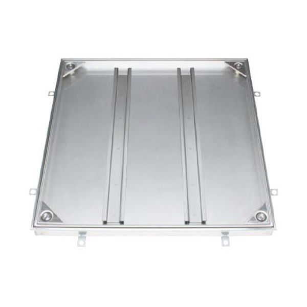 【メーカー在庫あり】 エスコ ESCO 450角用フロアハッチ（充填用／ボルト固定式施錠タイプ EA997LE-41 HD店｜ヒロチー商事 ハーレー 店