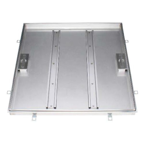 【メーカー在庫あり】 エスコ ESCO 450角用フロアハッチ（充填用／把手式） EA997LE-66 HD店 20,313円