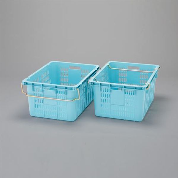 【製造業者店卸し資産あり】 エスコ ESCO 632x479x314粍/73.3L 入れもの (2個) EA506AB-123A 固定ディスク店