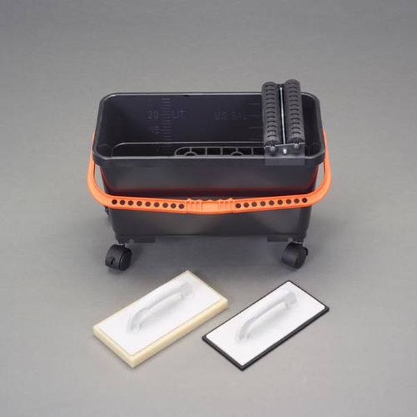【メーカー在庫あり】 エスコ ESCO タイル洗浄用キット (24Lバケツ付) EA588-100 HD店