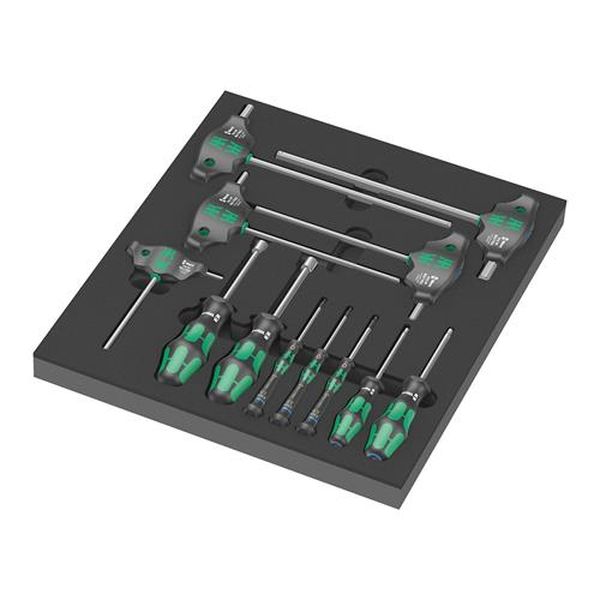 【メーカー在庫あり】 エスコ ESCO 12本組 [Hex] ドライバーセット (ホールド付) EA612WA-12 HD店｜ヒロチー商事 ハーレー 店 25,406円
