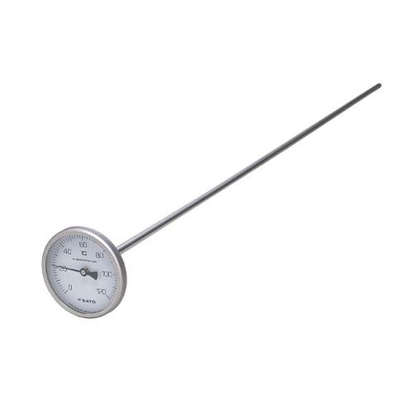 【メーカー在庫あり】 エスコ ESCO 0-120℃/900mm バイメタル温度計 EA727AC-201 HD店 10,520円