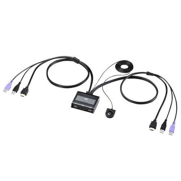 【メーカー在庫あり】 エスコ ESCO パソコン自動切替器 (HDMI/手元スイッチ付/2：1) EA764AE-78 HD店
