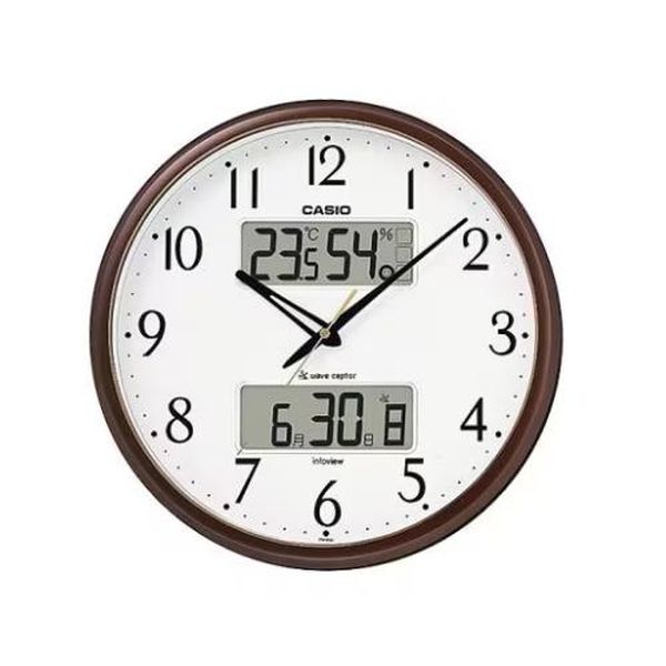 【メーカー在庫あり】 エスコ ESCO φ350mm [電波] 掛時計 EA798CD-11 HD店｜ヒロチー商事 ハーレー 店