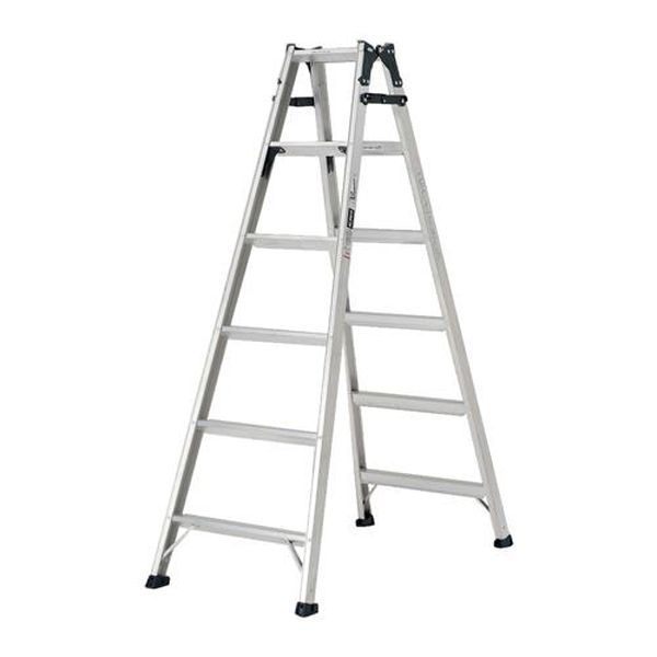 【メーカー在庫あり】 エスコ ESCO 1.70m はしご兼用脚立 (ワイドステップ) EA903AB-5C HD店 26,620円