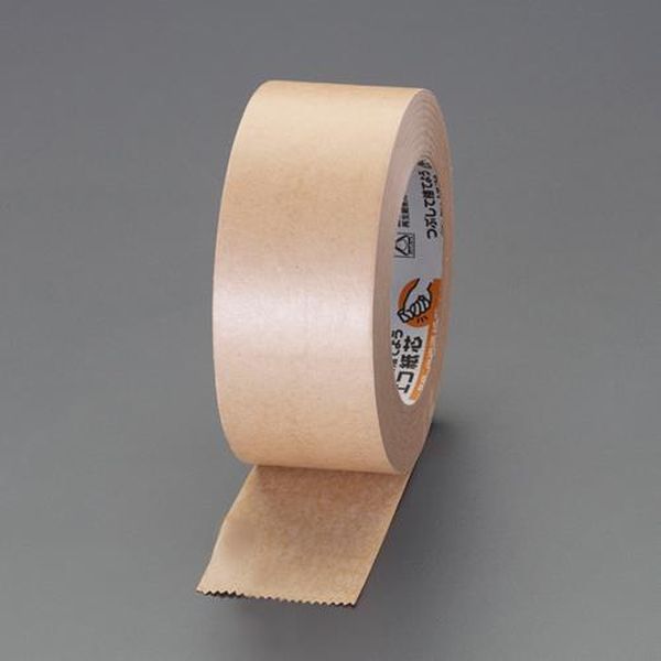 【メーカー在庫あり】 エスコ ESCO 50mmx50m クラフトテープ (ダンボール色/50巻) EA944ND-60B HD店
