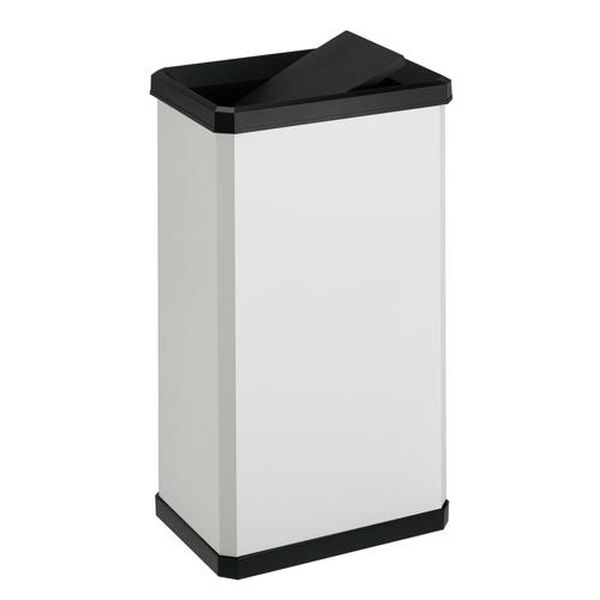 【メーカー在庫あり】 エスコ ESCO 23.0L ダストボックス (スイング蓋付/オフホワイト) EA995A-502 HD店