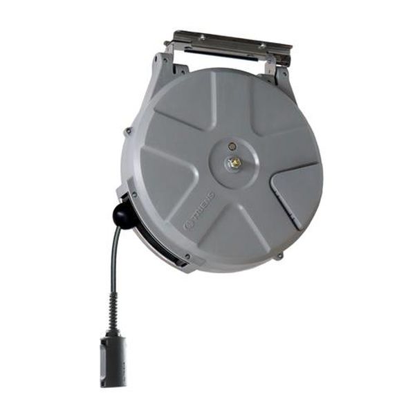 【メーカー在庫あり】 エスコ ESCO 8.0mmx15m エアーホースリール(耐スパッタ/自動巻取) EA124BJ-13C HD店