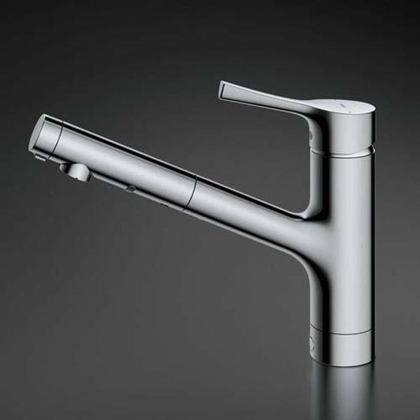 【製造会社店卸し資産あり】 エスコ ESCO G 1/2in シングル雑ぜ合わせる水栓(吐水口引出式) EA468CY-21 固定ディスク店