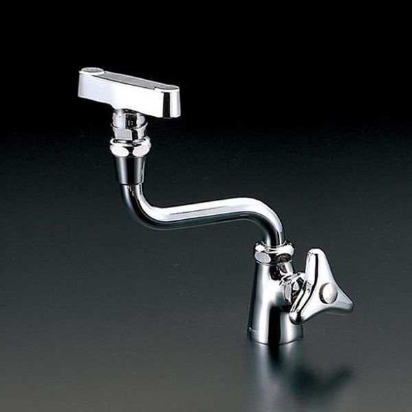 【メーカー在庫あり】 エスコ ESCO PJ 1/2インチ 立形洗眼用水栓 EA468CY-81 HD店