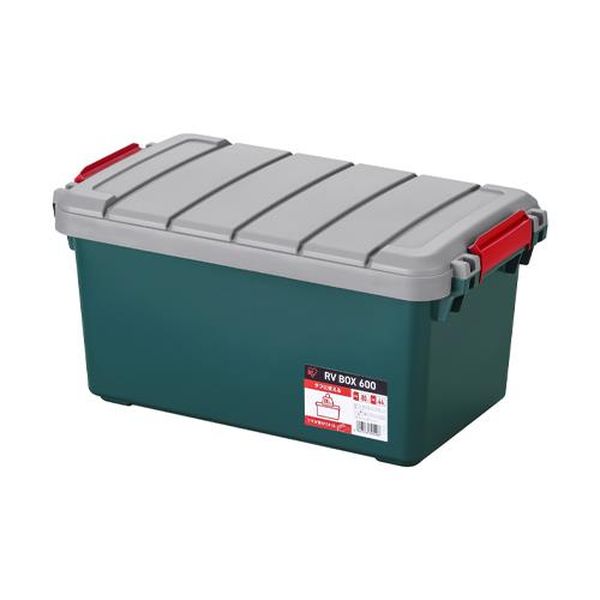 【メーカー在庫あり】 エスコ ESCO 639x370x319mm 収納ボックス(バックル付/6個) EA506LC-40BB HD店