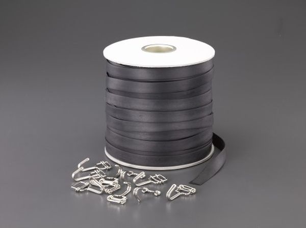 【メーカー在庫あり】 エスコ ESCO 20x2.0mmx100m 平ゴムロープ(ドラム巻/金具付) EA628WL-520A HD店｜ヒロチー商事 ハーレー 店