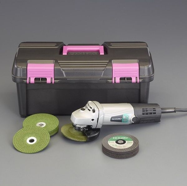 【製造会社店卸し資産あり】 エスコ ESCO 100粍/ 760W レコード盤粉砕機書き割り EA809BH-10D 固定ディスク店