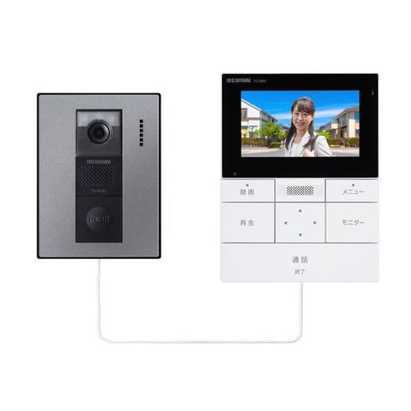 【メーカー在庫あり】 エスコ ESCO テレビドアホン(WiFi対応) EA864BB-42 HD店