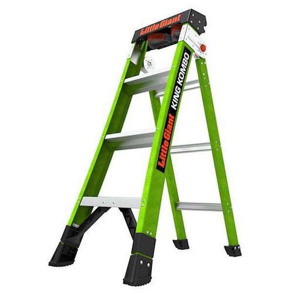 【メーカー在庫あり】 エスコ ESCO 1.22m/3段 梯子兼用脚立(軽量) EA905EC-9 HD店|ヒロチー商事 ハーレー 店