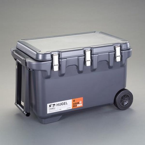 【メーカー在庫あり】 エスコ ESCO 731x460x454mm/60L クーラーボックス(グレー) EA917AL-58 HD店