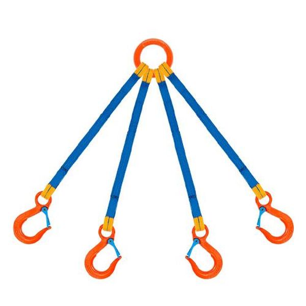 【メーカー在庫あり】 エスコ ESCO 2.79tonx5.0m 金具付スリング(4本懸け) EA981FE-38A HD店
