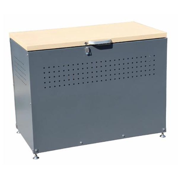 【製造業者店卸し資産あり】 エスコ ESCO 900x500x665粍 砂ぼこりボックス席(スチール写真製) EA995AA-572A 固定ディスク店