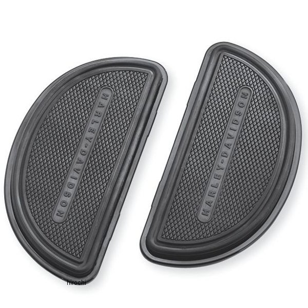 ハーレー純正 ハーフムーン・パッセンジャーフットボードパン＆インサート グロスブラック 50810-08 HD店