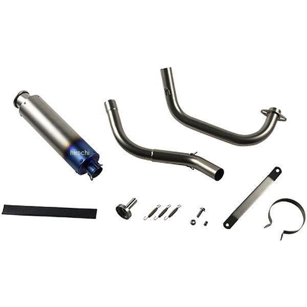 楽天市場】エイプ50 エイプ100 フルエキマフラー チタンブルー