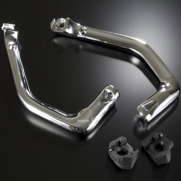 【メーカー在庫あり】 NBS バイクパーツセンター グラブバー フュージョン (MF02) メッキ 左右セット 302917 HD店