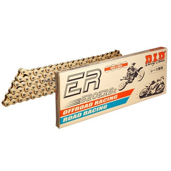 4525516453714 DID 大同工業 チェーン 415ERZ レース用 ERシリーズ ゴールド (120L) カシメ DID 415ERZ-120L ZJ(ｶｼﾒ) GOLD HD店