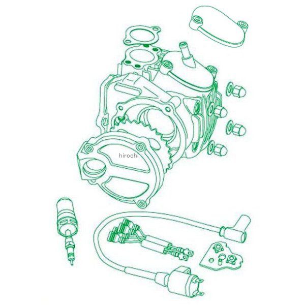 SP武川 ツインスパークスーパーヘッド+Rヘッドキット 124cc バレル仕上げ モンキー/ゴリラ 01-03-8206 HD店|ヒロチー商事 ハーレー 店